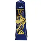 Male Blue Gold Henge Football Trophy 23cm