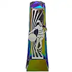 Female Hydro Silver Henge Football Trophy 23cm