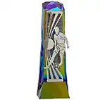 Male Hydro Silver Henge Football Trophy 23cm