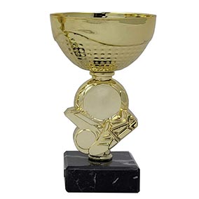 Gold Boot Ball Football Cup 150mm