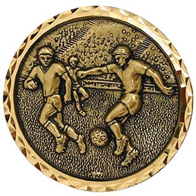 Gold Winger Football Medal 60mm