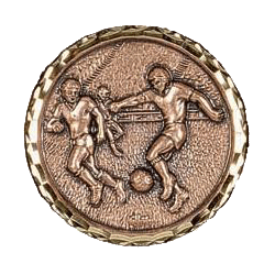 Gold Tackle football medals 87mm