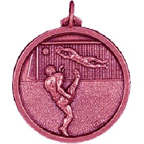 Bronze Goalscorer football medal 56mm