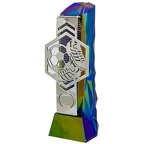 Hydro Silver Henge Football Hex 23cm