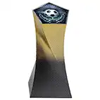 Gold Pentor Football Trophy 18cm