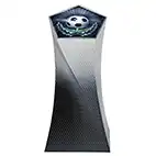 Silver Pentor Football Trophy 18cm