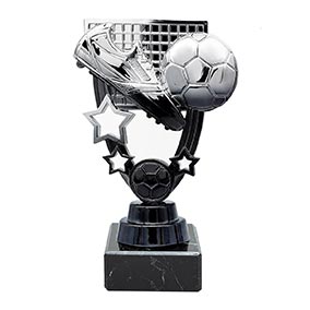 Silver Football Boot Star 20cm