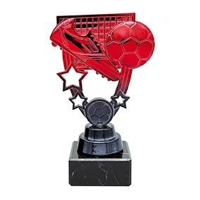 Red Football Boot Star 17cm