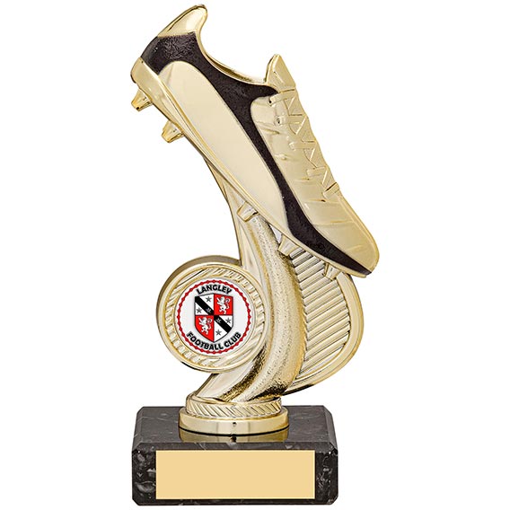 Super Value Bright Gold Boot Award 16cm