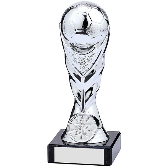 16.5cm Ball Trophy Silver
