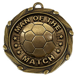 Man of the Match Medal 45mm