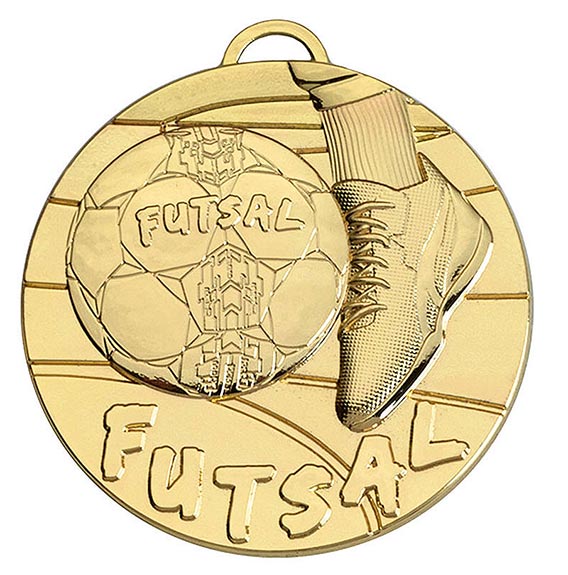 Gold Target Futsal Medal 50mm