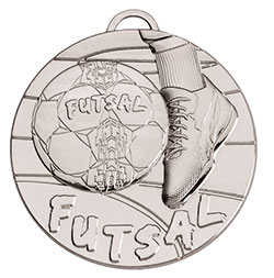 Silver Target Futsal Medal 50mm
