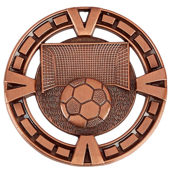Antique Bronze Varsity Sports Medal Football 60mm