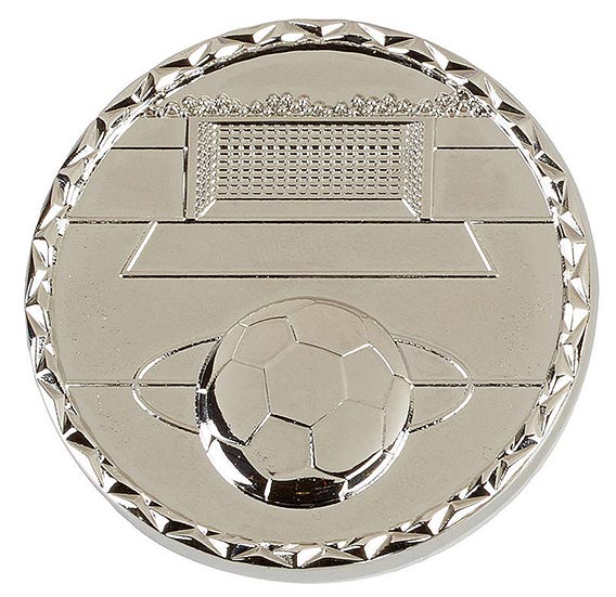 Silver Aspect Football Medal  60mm