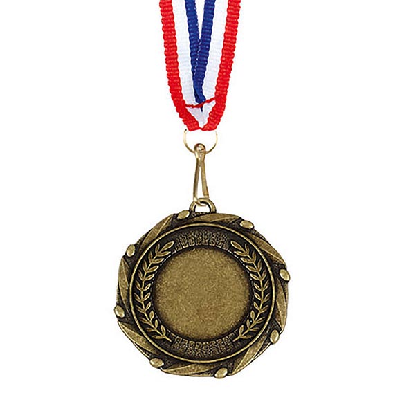 Centre Holder Medal & Ribbon 45mm