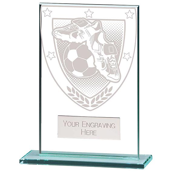 Millenium Boot Ball Glass Award 125mm
