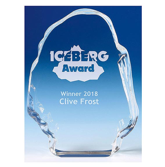 Optical Crystal Iceberg6 Glass 15cm