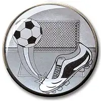 Silver Football Boot Centre 25mm Silver Football Boot Centre 25mm