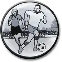 Silver Football Run Centre 25mm Silver Football Run Centre 25mm