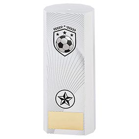 Blanc Block Football Trophy 18cm