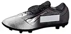 Sleek Silver Black Football Boot 171mm Sleek Silver Black Football Boot 171mm