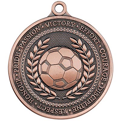 Olympia Football Medal Antique Bronze 60mm