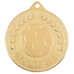 Discovery Football Medal Gold 50mm *