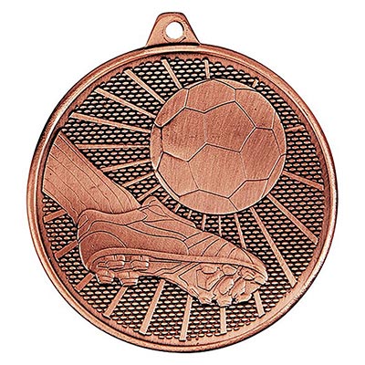Formation Football Iron Medal Antique Bronze 50mm