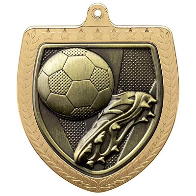 75mm Cobra Football Medal Gold