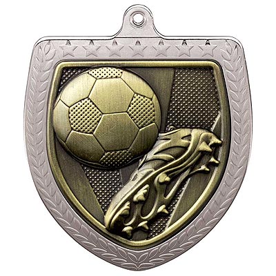 75mm Cobra Football Medal Silver