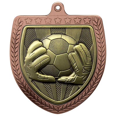 75mm Cobra Goalkeeper Medal Bronze