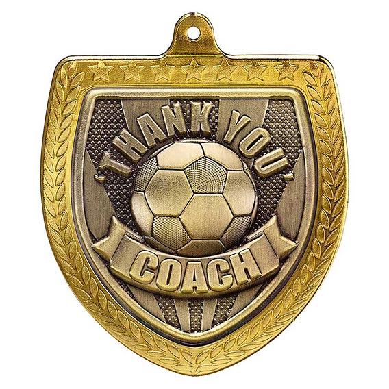 Thank You Coach Cobra Medal 75mm