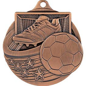 Boot & Ball Cascade Stars Bronze Medal 50mm