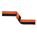 Orange & Black Medal Ribbon 22mm