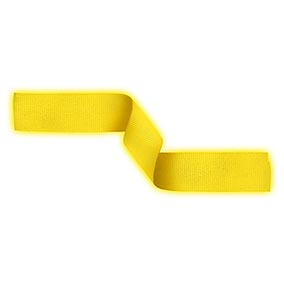 Neon Yellow Medal Ribbon 22mm