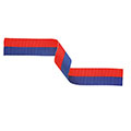 Blue & Red Medal Ribbon 22mm