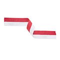 Red & White Medal Ribbon 22mm