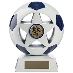 White Blue Nova Focus Ball Star 145mm