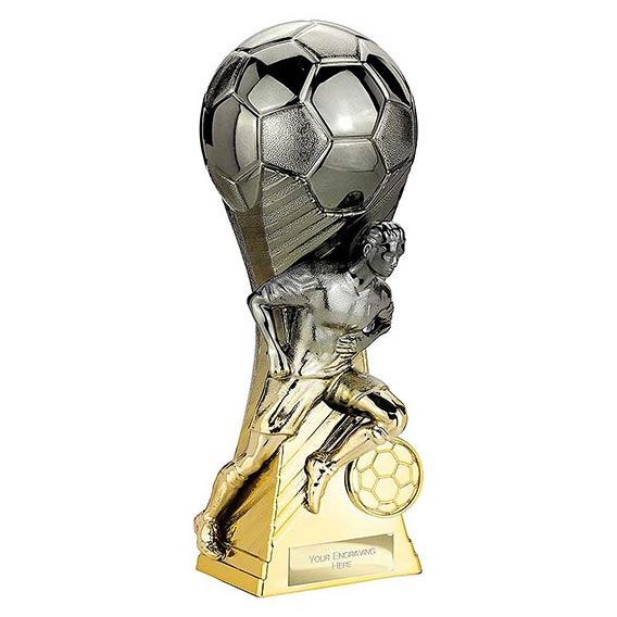 Trailblazer Gunmetal Gold Male Footballer 190mm