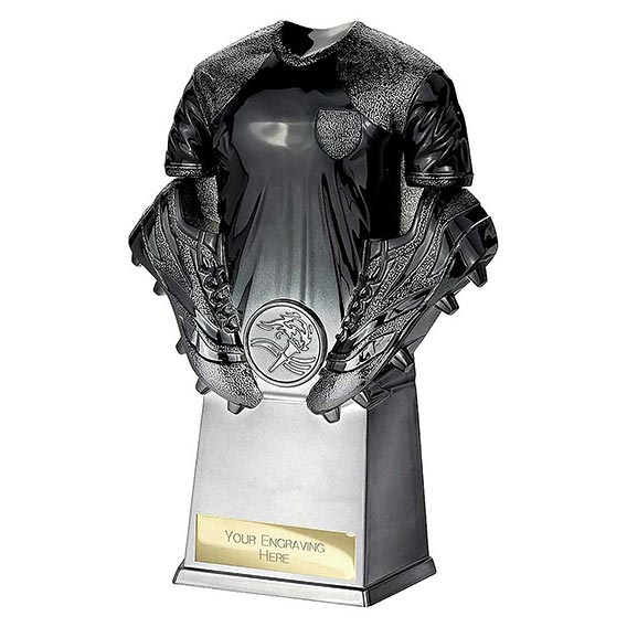 Invincible Black & Gun Football Strip 190mm