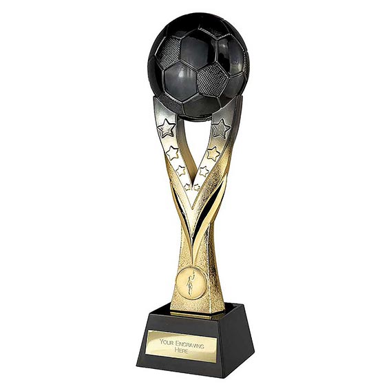 Extreme Black Gold Football Trophy 290mm