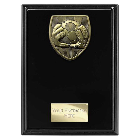 Cobra Dark Goalkeeper Plaque 175mm