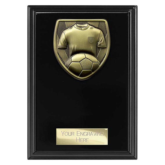 Cobra Dark Football Plaque 150mm