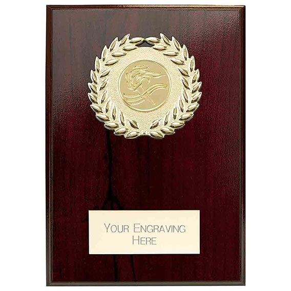 Reward Wreath Cherry Plaque 150mm