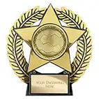 Gold Emperor Star Football Trophy 120mm