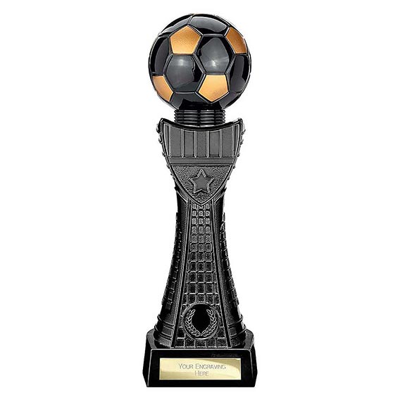 Black Viper Tower Football Trophy 320mm