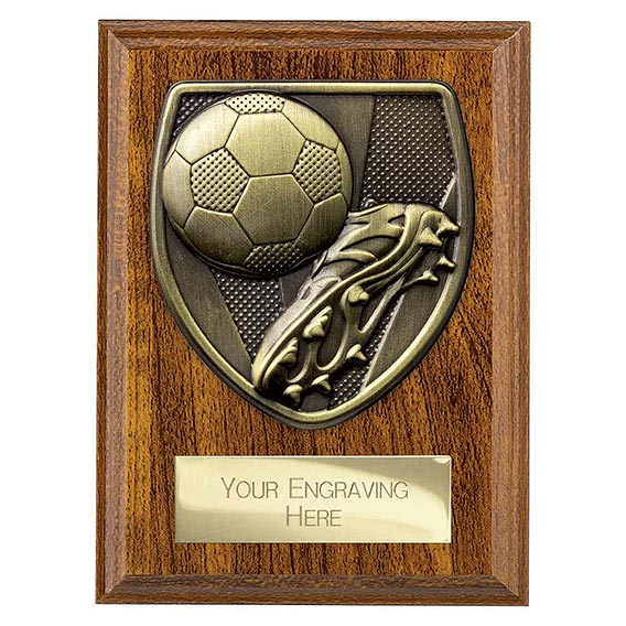 Cobra Wood Boot Ball Plaque 125mm
