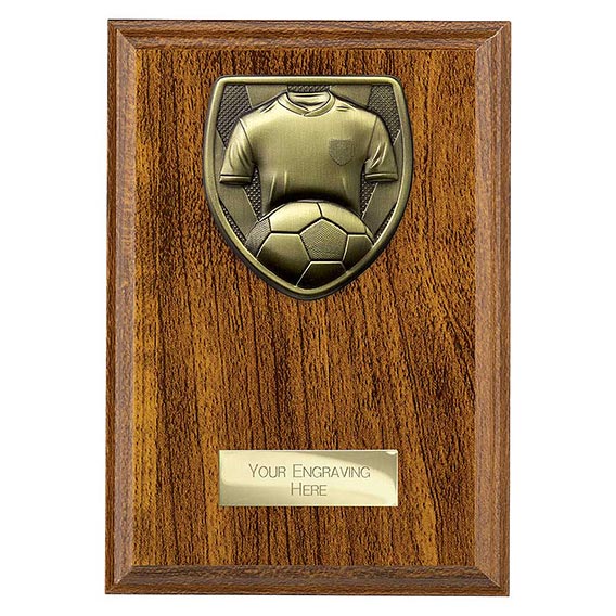 Cobra Wood Football Plaque 175mm