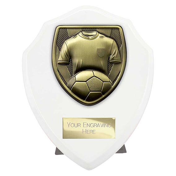 Cobra White Football Shield 125mm